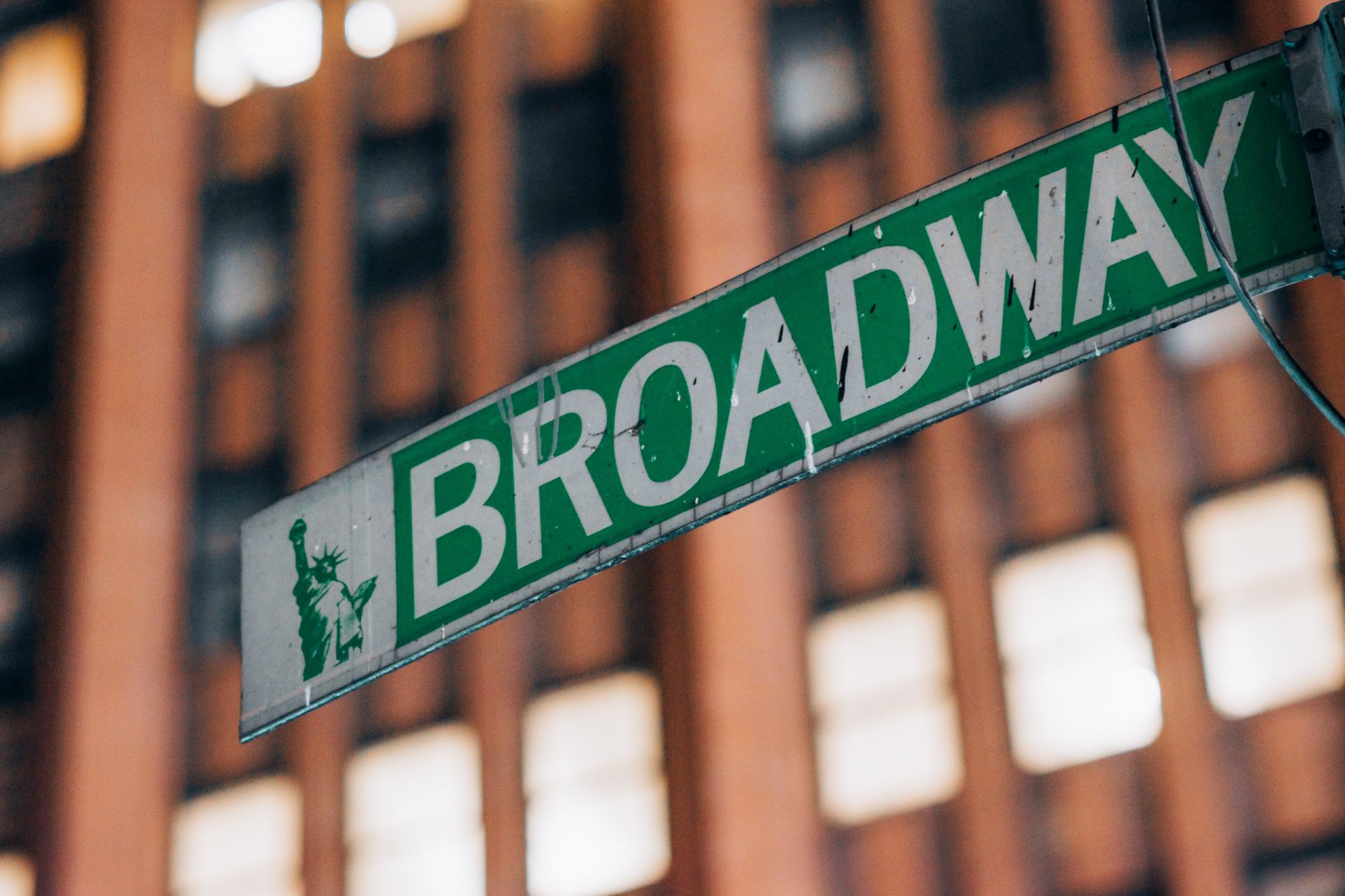 Broadway y el Theater District en Nueva York