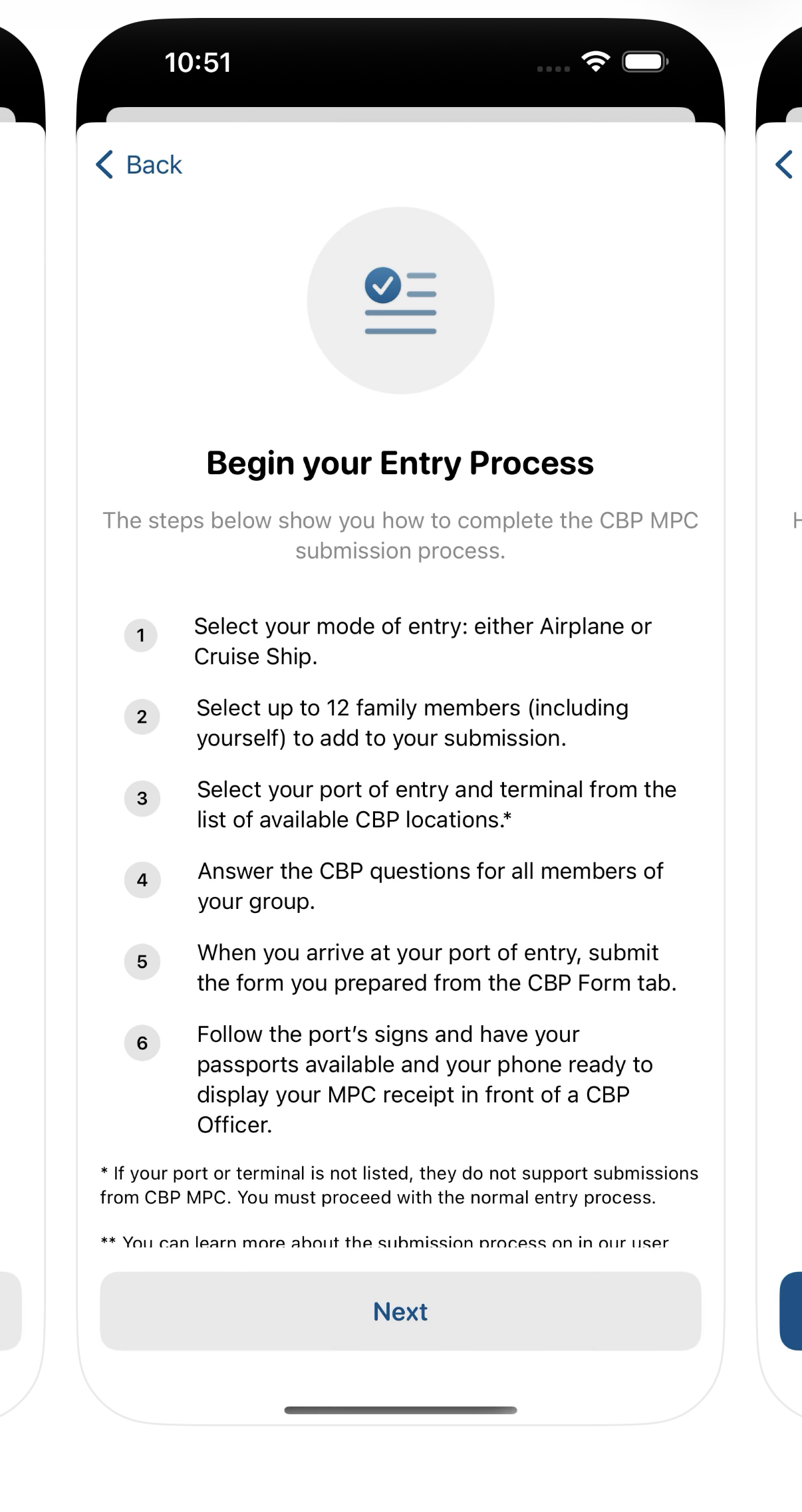 Creación de perfil y registro de pasaporte en la app MPC