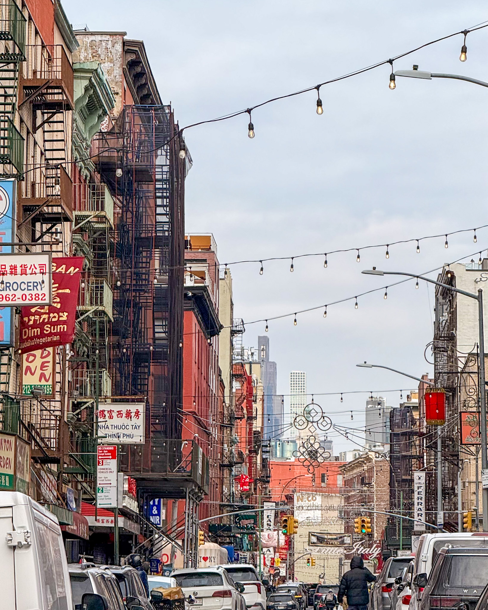 Calles de Chinatown en Nueva York
