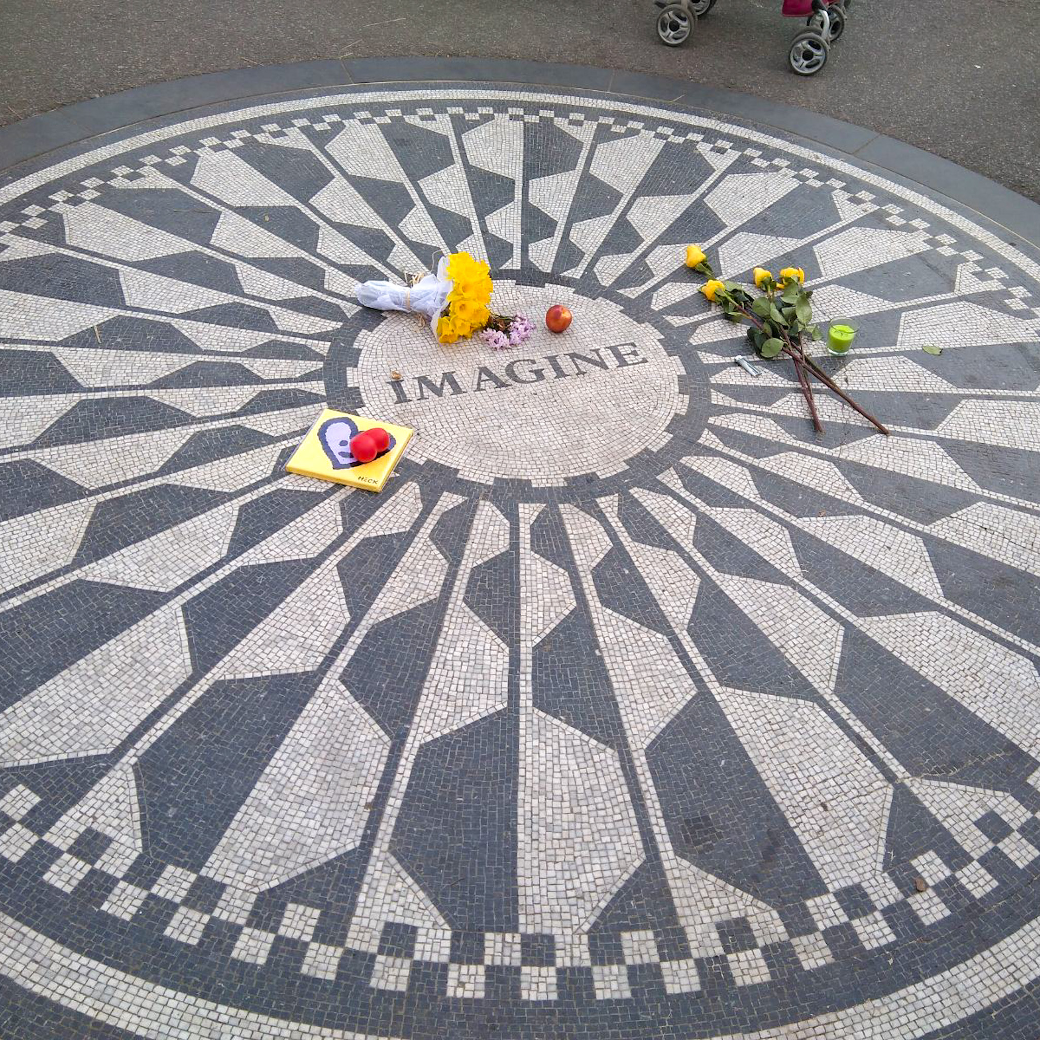 Cerezos en flor en Nueva York en primavera