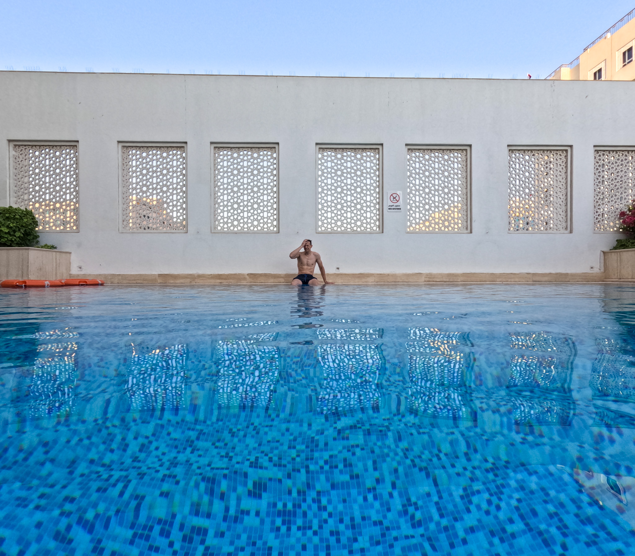 Combatiendo el tremendo calor de Doha