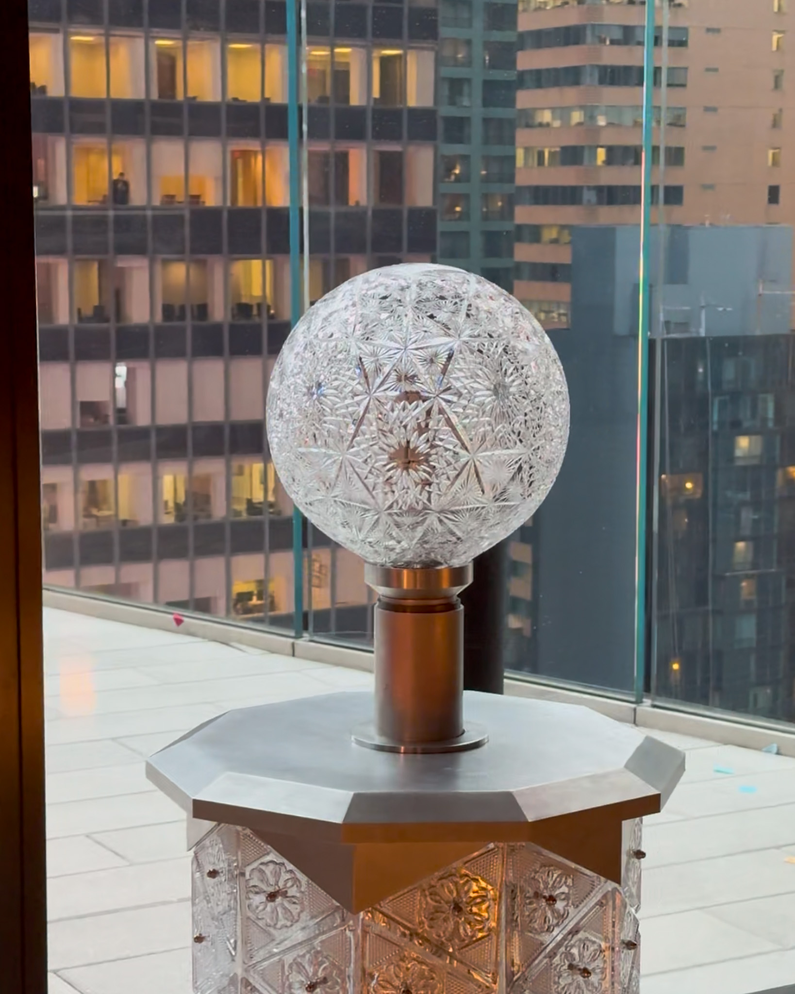 Detalles Ball Drop Nochevieja en One Times Square