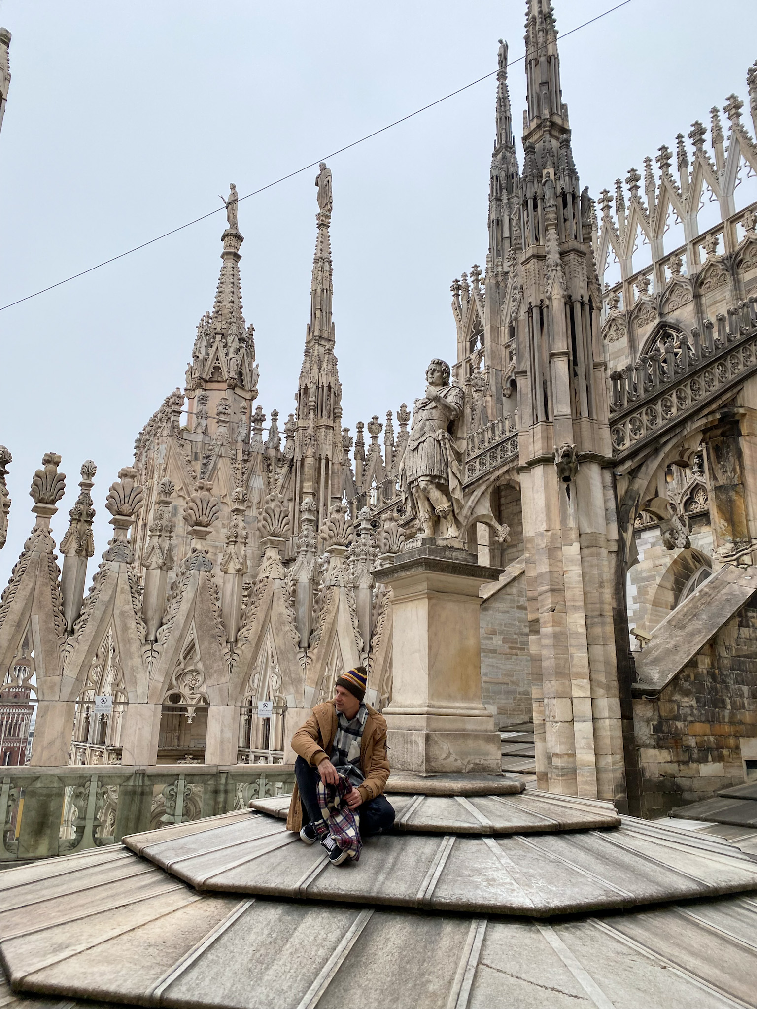 Detalles de la azotea del Duomo