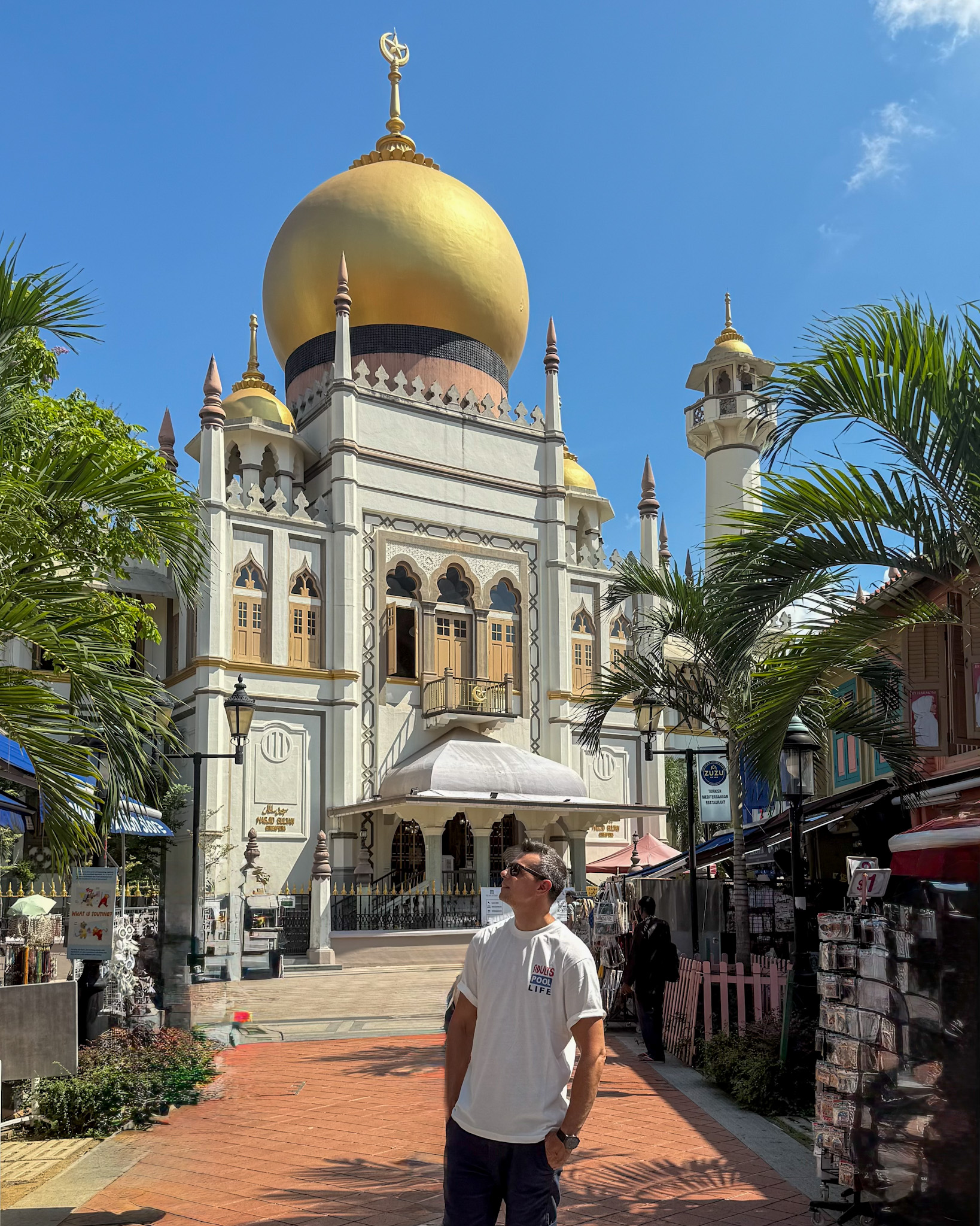 Detalles del barrio indio de Singapur