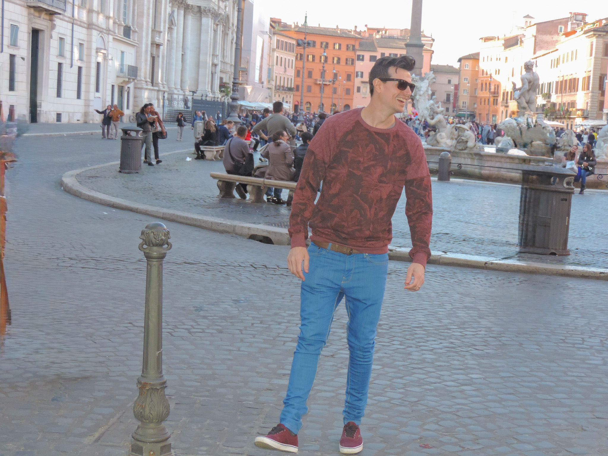 En la Piazza Navona de Roma