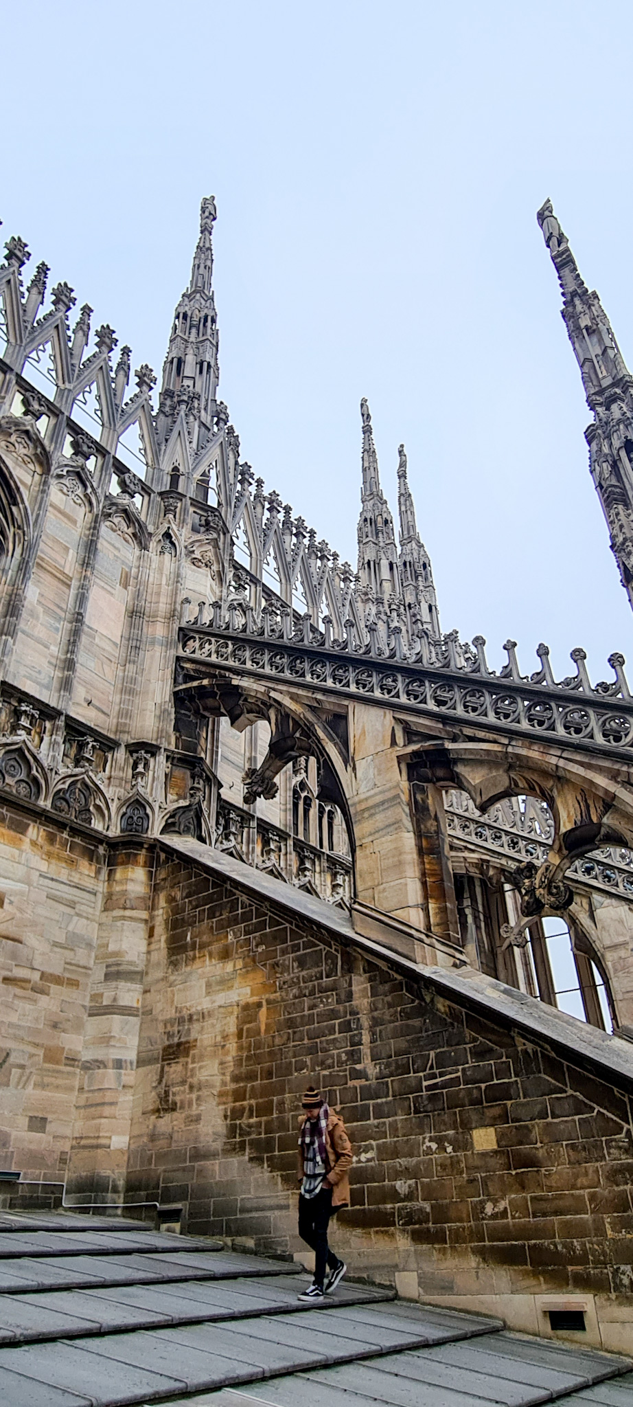 En la terraza del Duomo
