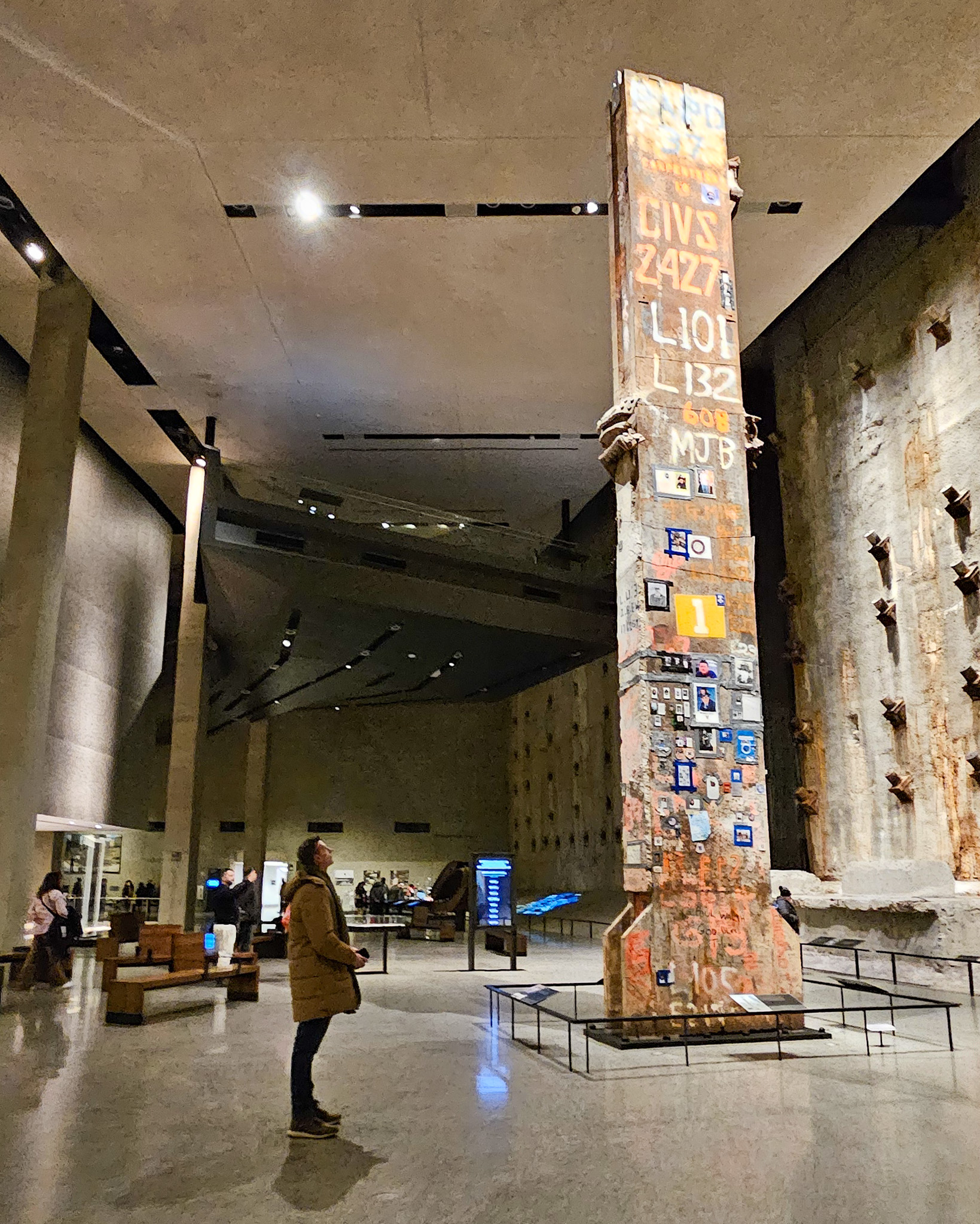 La última columna del World Trade Center Foundation Hall