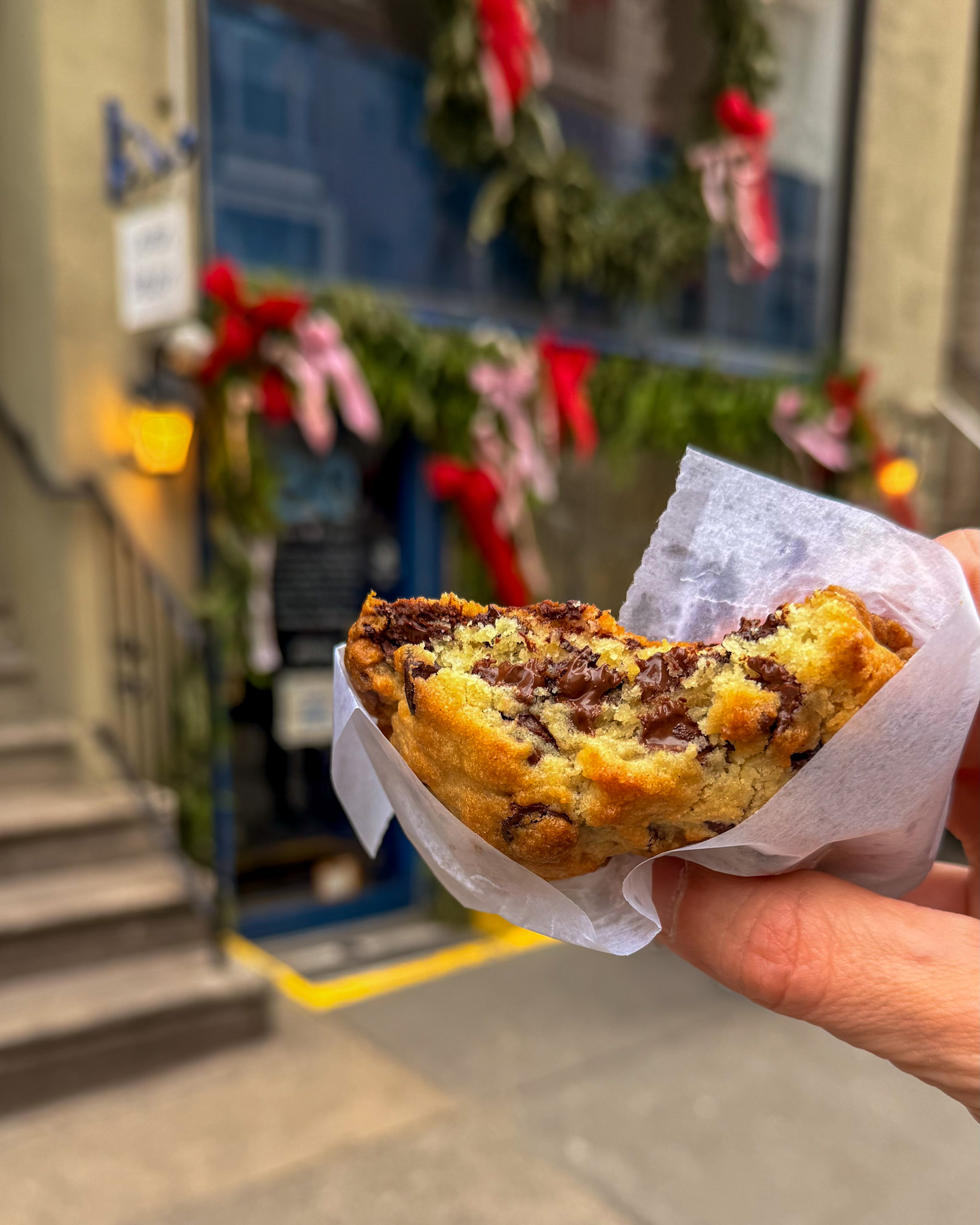 Cookie gigante de Levain Bakery en el Upper West Side de Nueva York