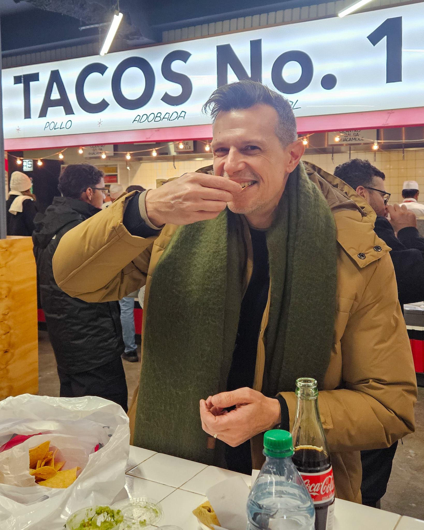 Tacos mexicanos auténticos de Los Tacos No.1 en Nueva York