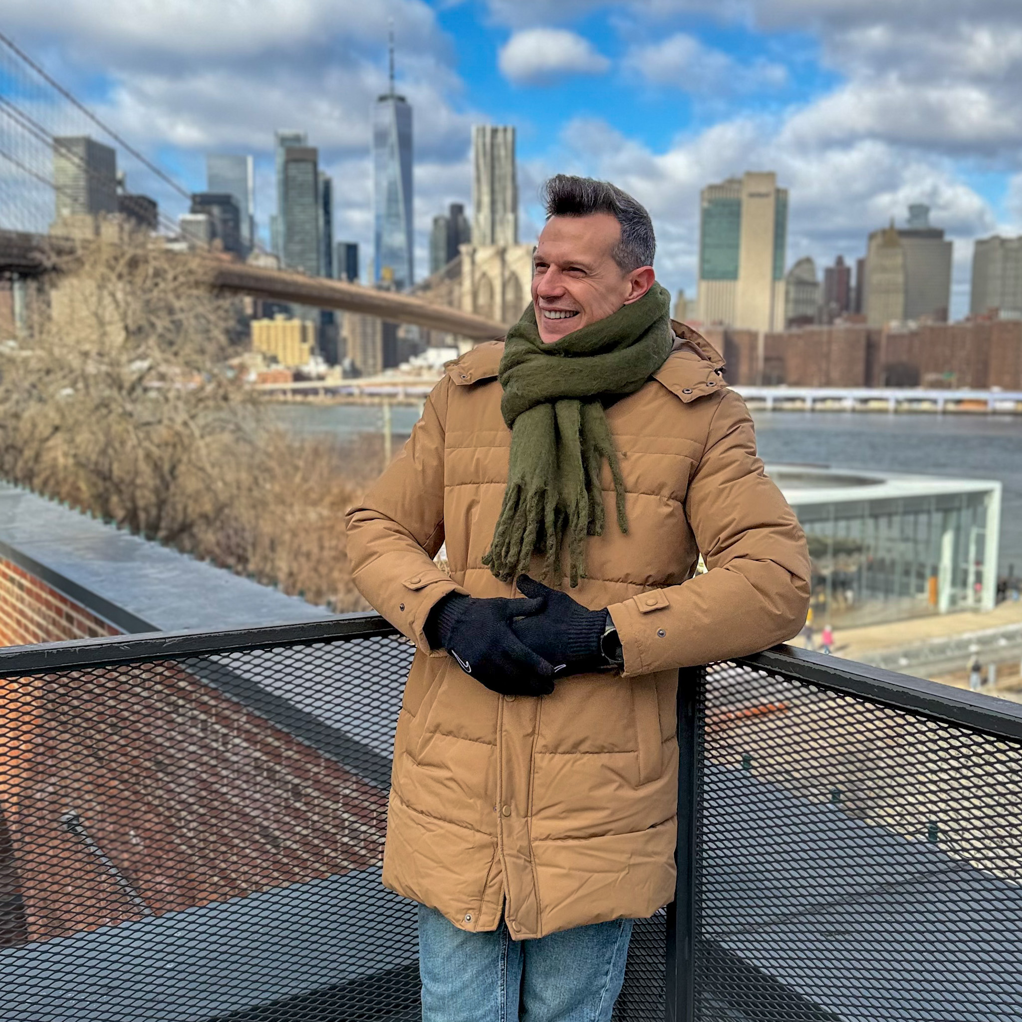 DUMBO Brooklyn bajo el puente de Manhattan