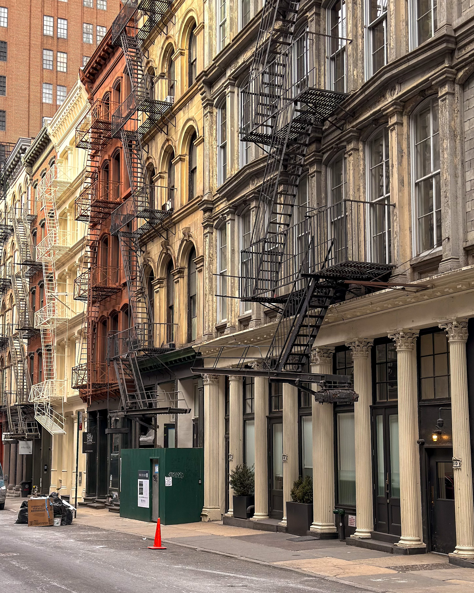 Calles de SoHo y Tribeca en Nueva York