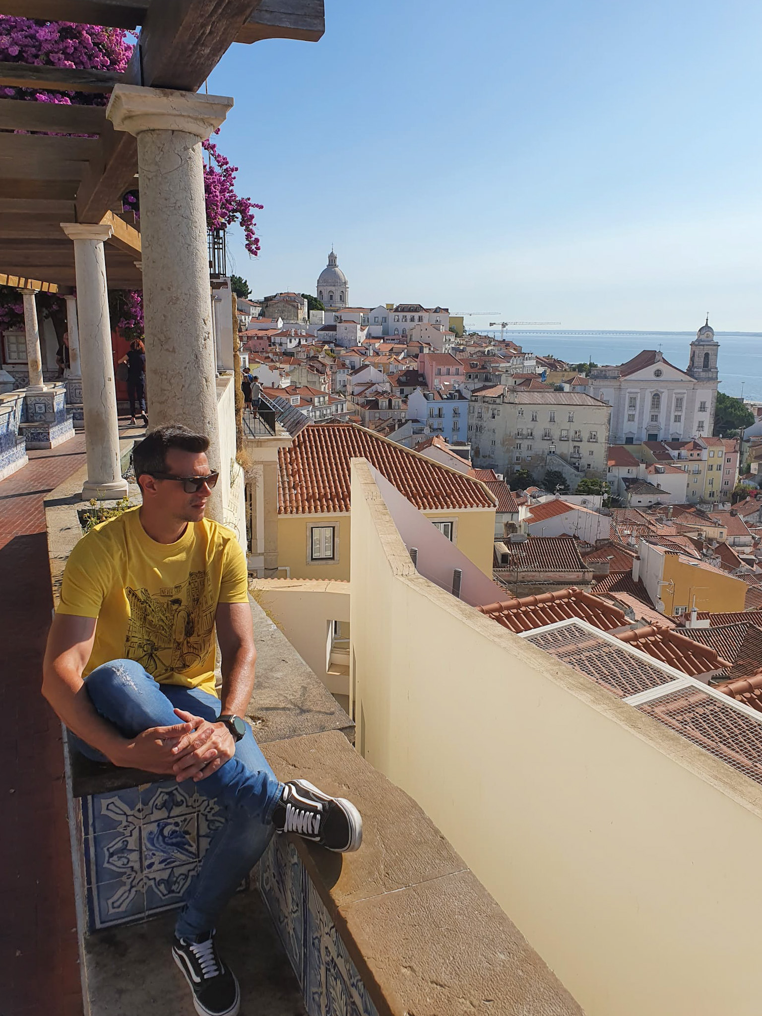 Mirador de Santa Lucía en Lisboa Portugal