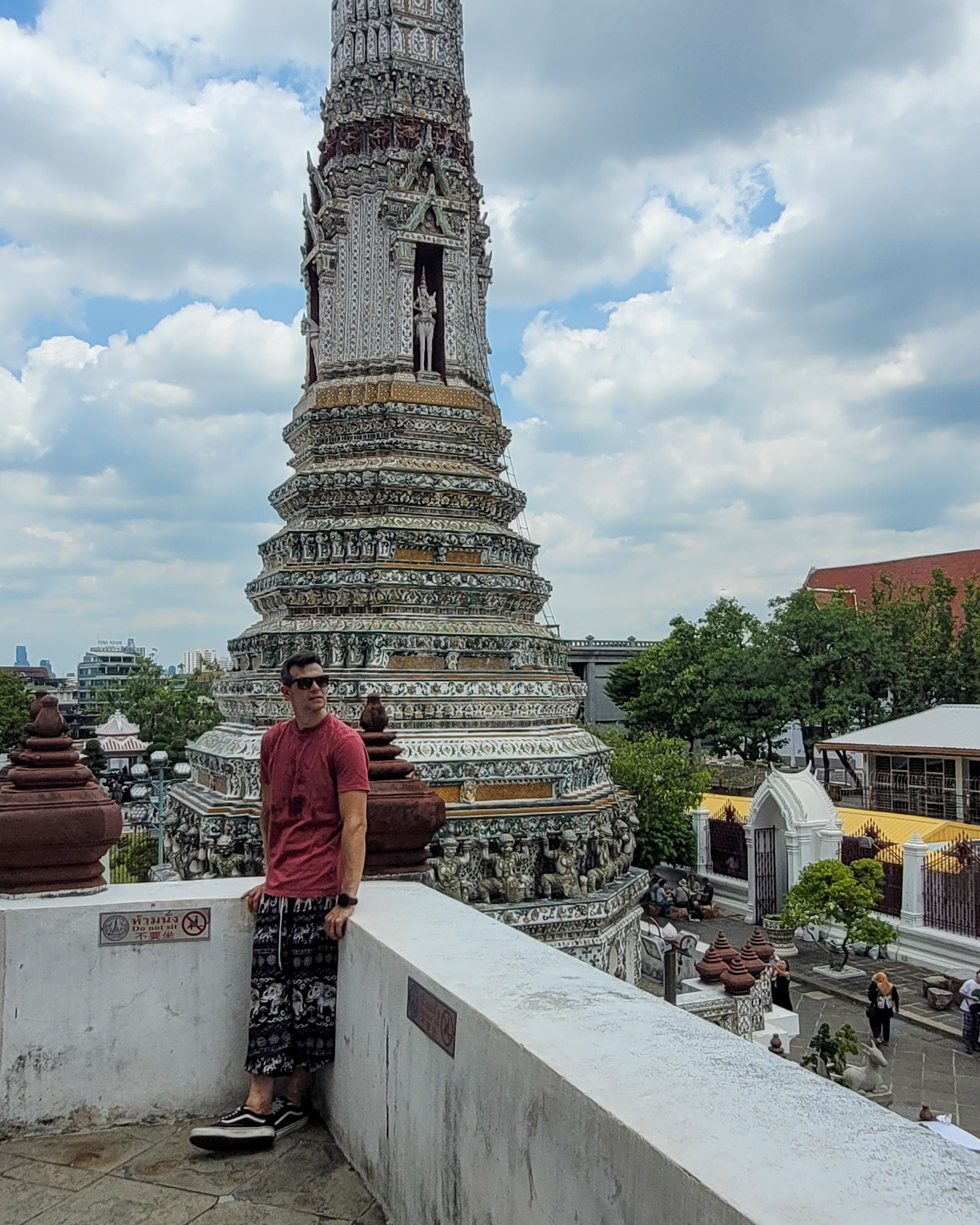 Visitando el Wat Arun en Bangkok