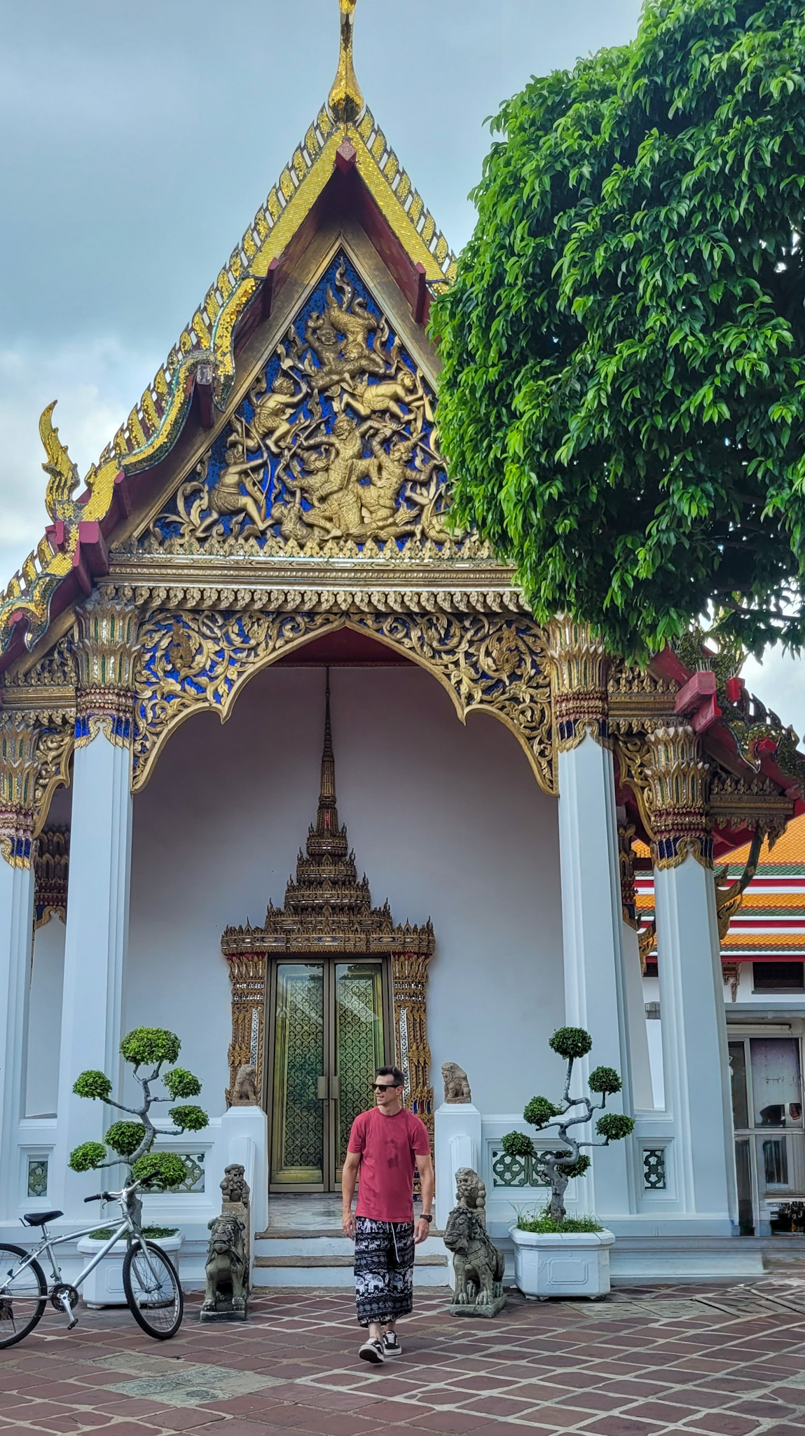 Templo del Buda tumbado en Bangkok