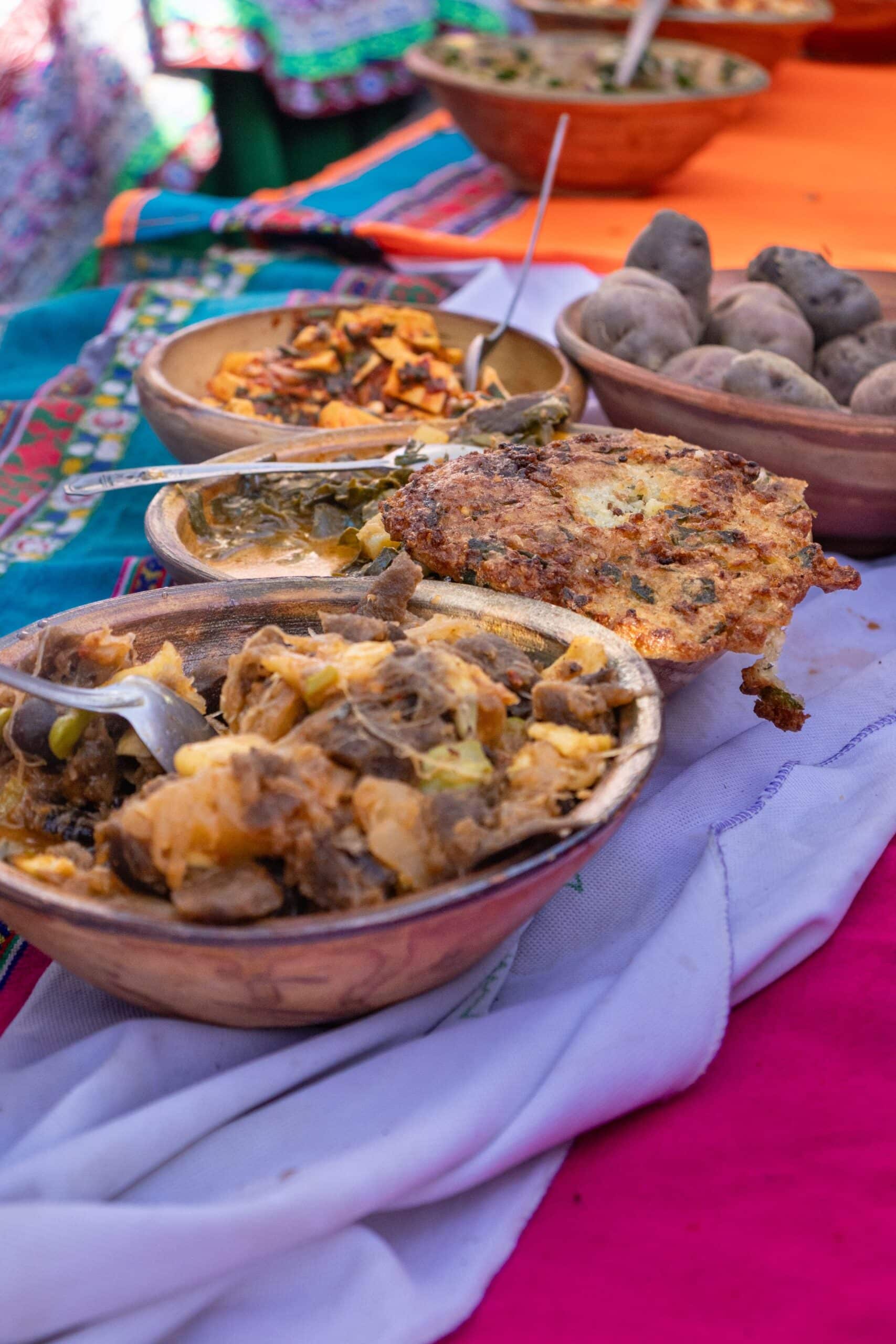 Comida callejera en Perú