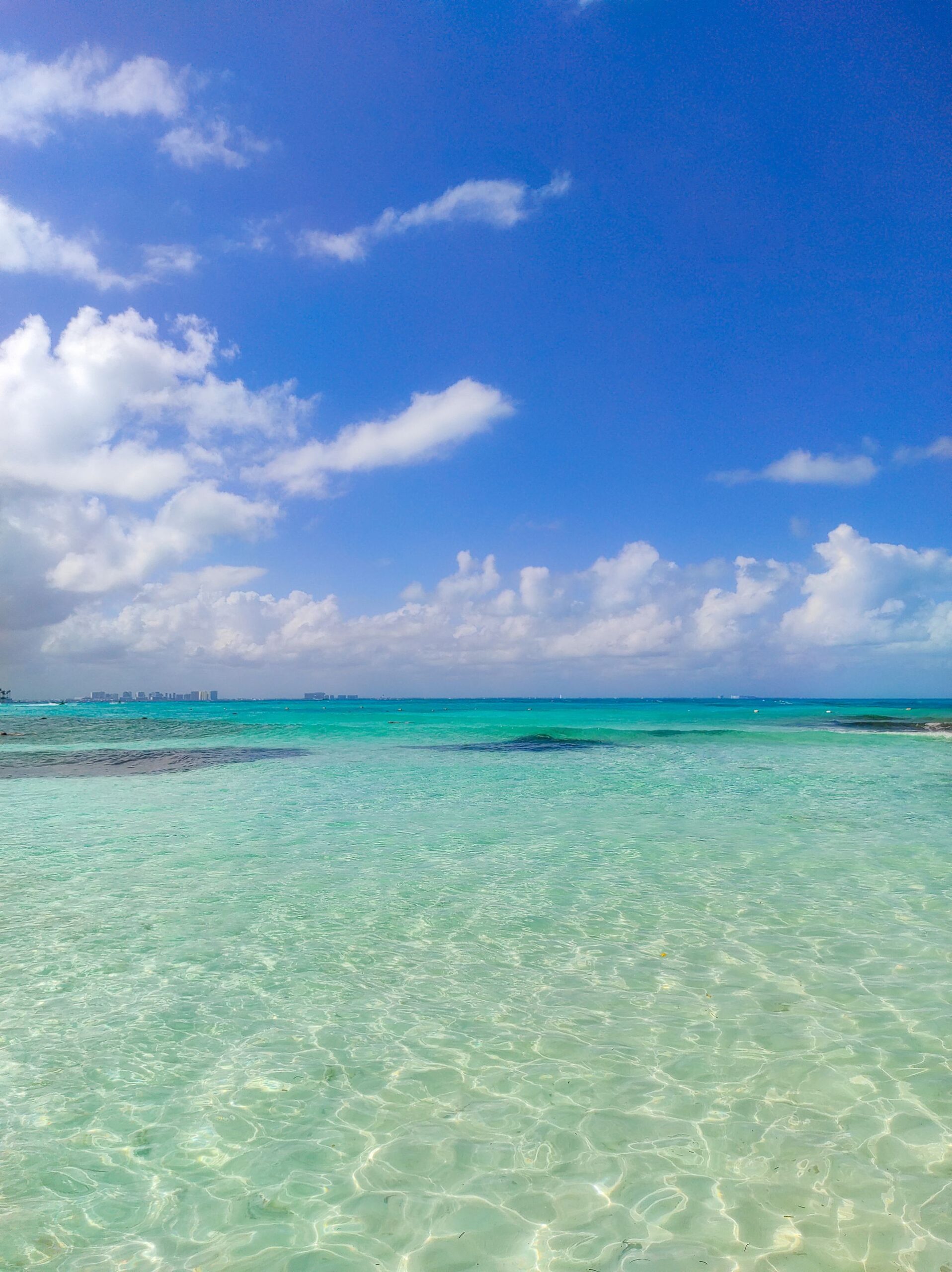 Playas de Cancún, el azul del Caribe mexicano