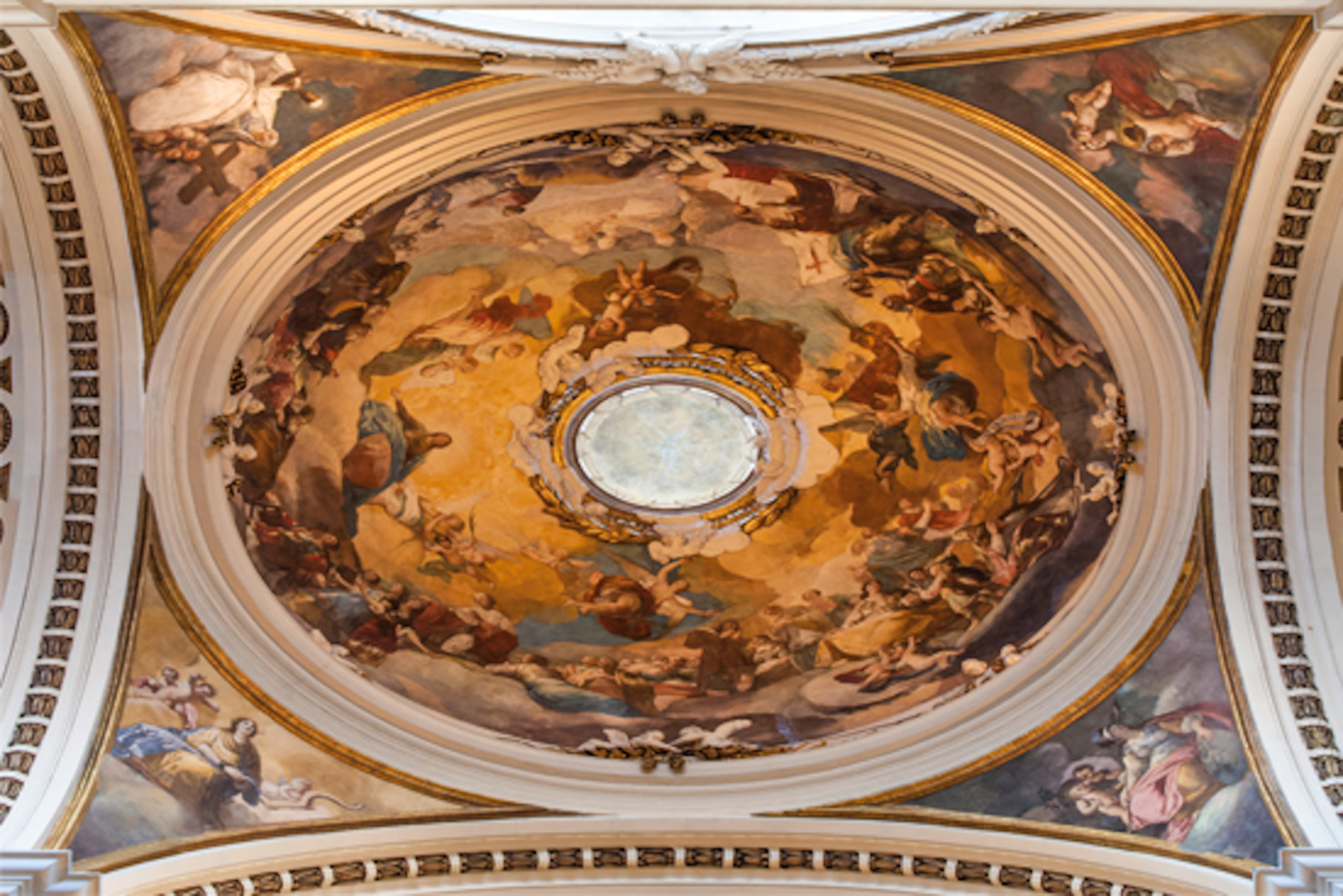 Cúpula de la Basílica del Pilar pintada por Goya, Zaragoza