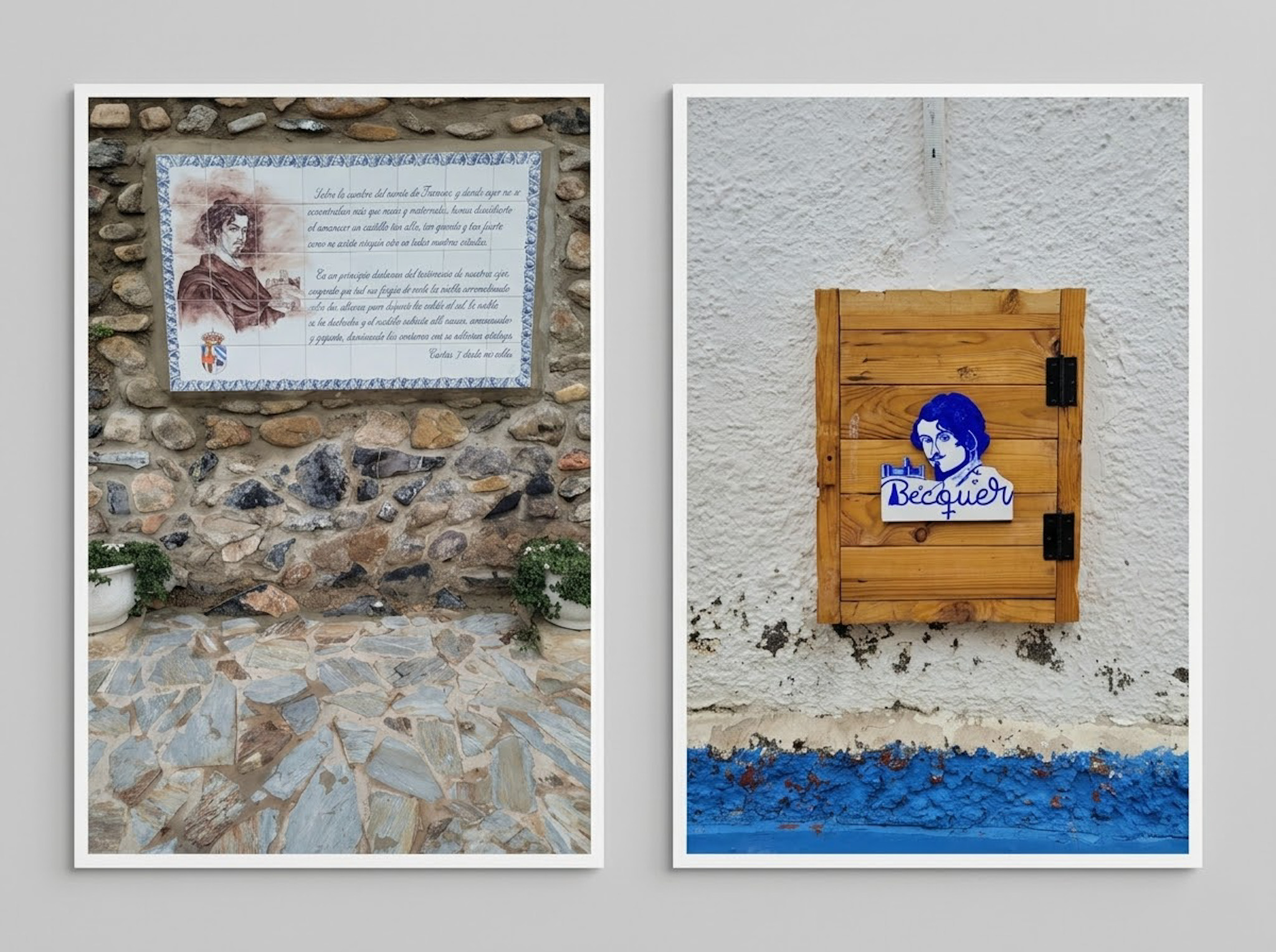 Detalle con guiños a Gustavo Adolfo Bécquer en Trasmoz