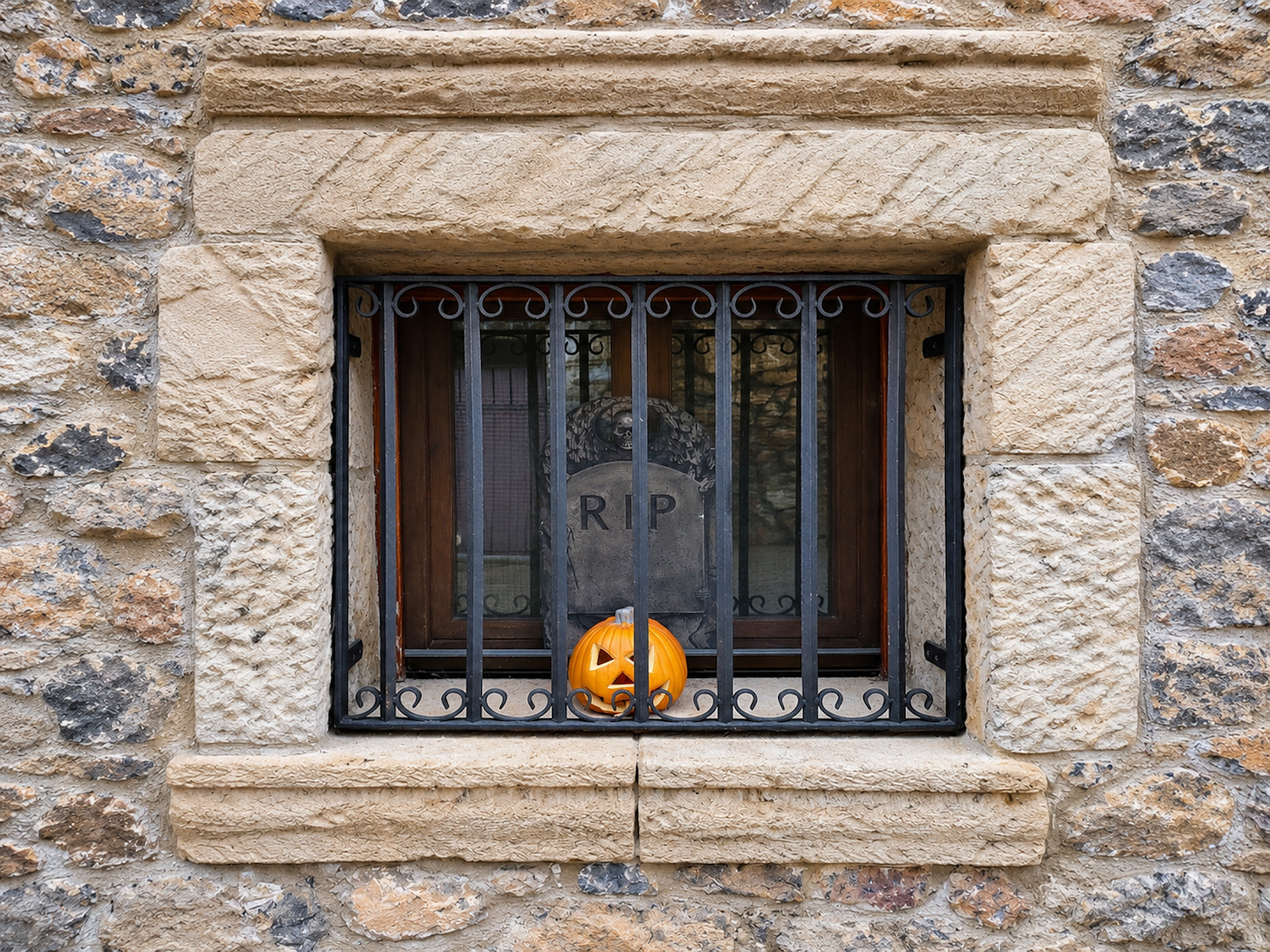 Trasmoz y su celebración de Halloween, con calabazas decorando las calles